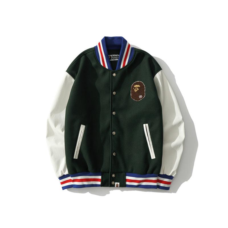 Bape A Bathing ape Baseball Jacket Men & Women