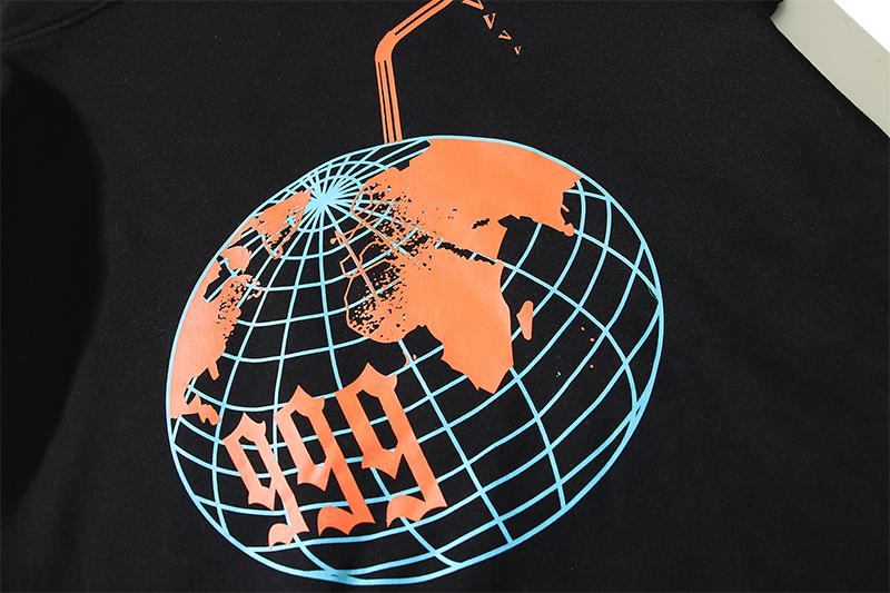 Vlone x Juice Wrld 999 plus thickening Black Hoodie