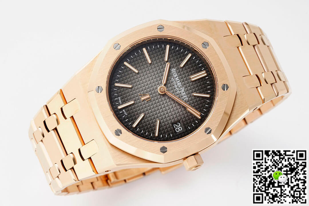 Replica Audemars P1g*et Royal Oak 16202OR.OO.1240OR.01 1:1 Best Edition ZF Factory Gray Dial