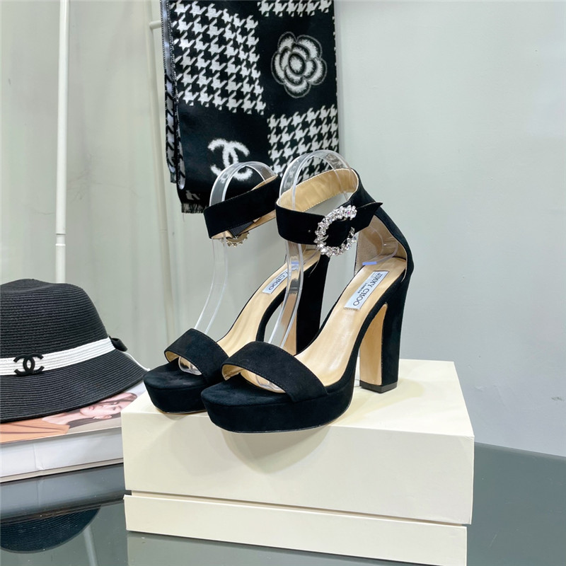 J1m*y Ch00 block heel sandals