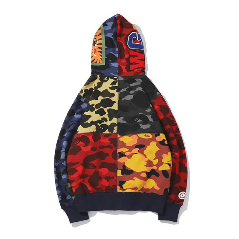 Bape Shark Full Zip Color Hoodie