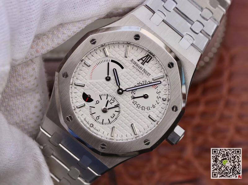 Replica Audemars P1g*et Royal Oak 26120ST.OO.1220ST.02 TWA Factory 1:1 Best Edition Swiss ETA2329 White textured dial