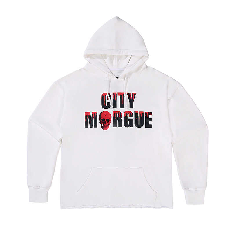 Vlone City Morgue Drip V Hoodie 6666