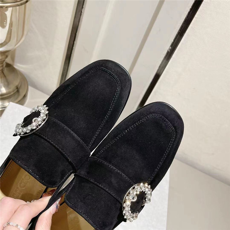 J1m*y Ch00 Deanna Low Heel Loafers
