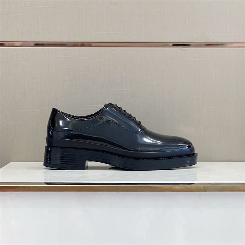 Pra*a MONOLITH BRUSHED LEATHER OXFORD SHOES   PRS040