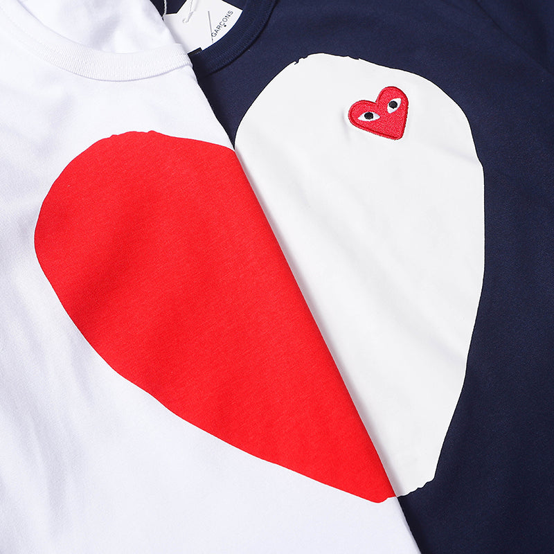 Comme Des Garcons Play Heart T Shirt 2327
