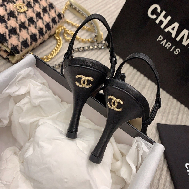 Ch**el Slingback Dupe heels in Black