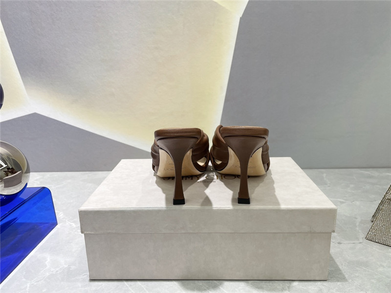 J1m*y Ch00 bow heels dupe square toe bow sandals