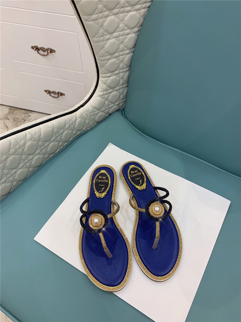 René Caovilla slippers sandals