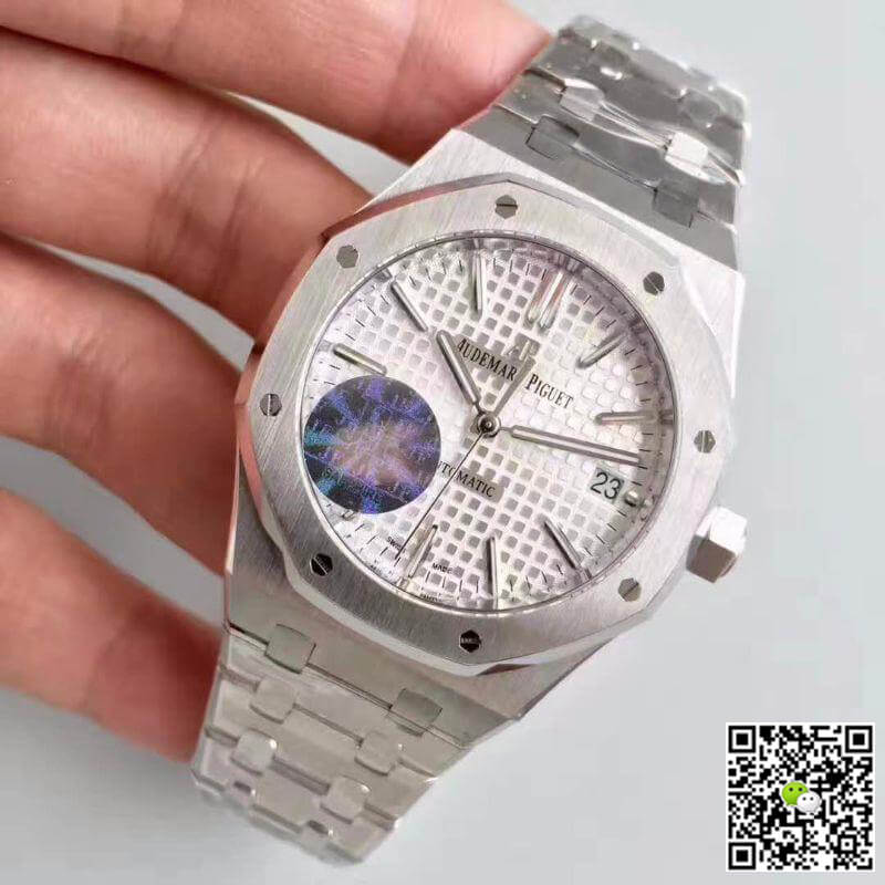 Replica Audemars P1g*et Royal Oak JF Factory Men Watches 1:1 Best Edition Swiss ETA3120 Silver Dial