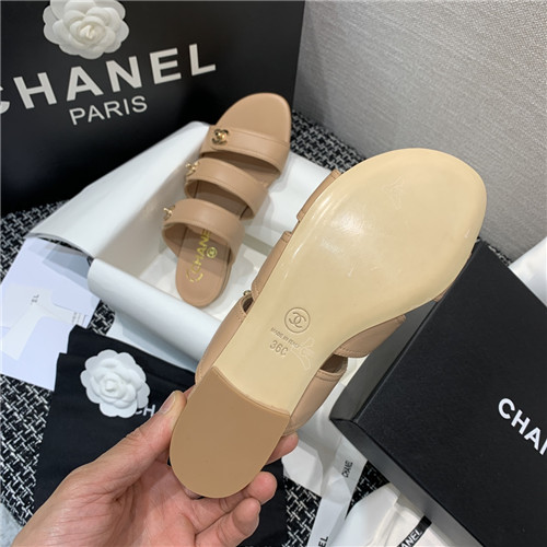 Ch**el flat sandals slippers