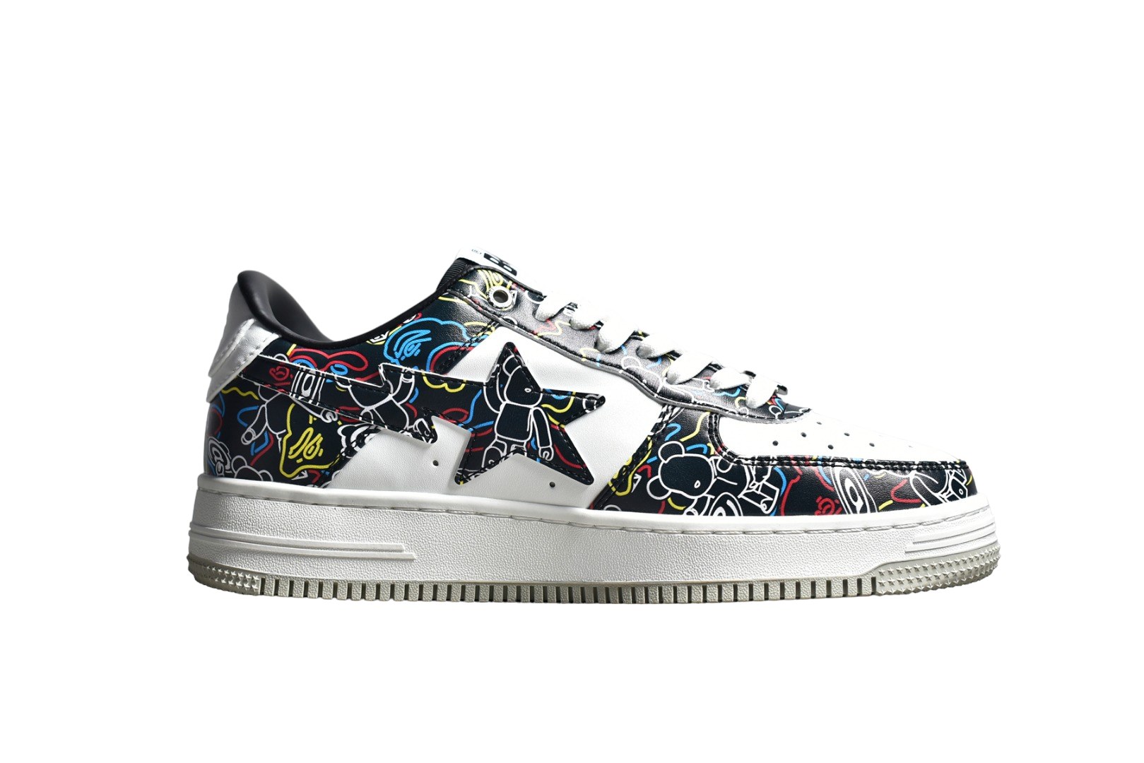 A Bathing Ape Bape Sta x Medicom Toy Bearbrick Camo Black