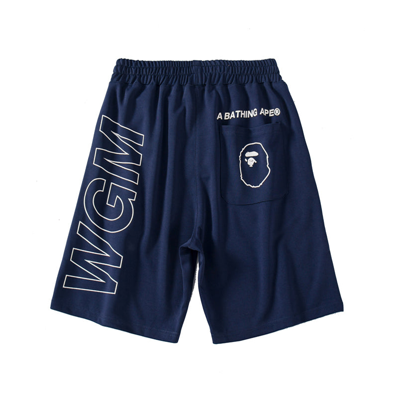 BAPE APE 93 Shorts Blue Black Pants HDCP8703