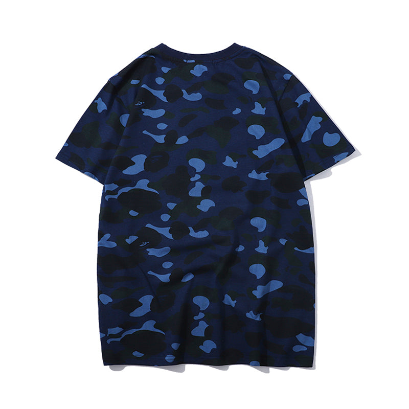 Bape x PSG T Shirt Bape Camo Cotton Tee 1322