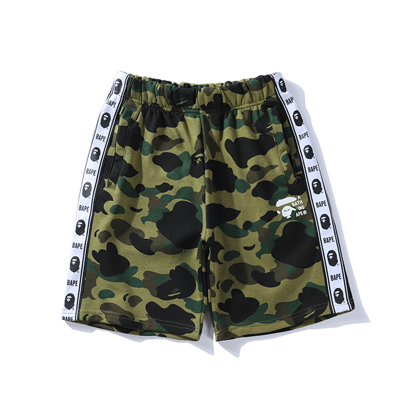 BAPE Shorts Camo Green Pants HDCP8665