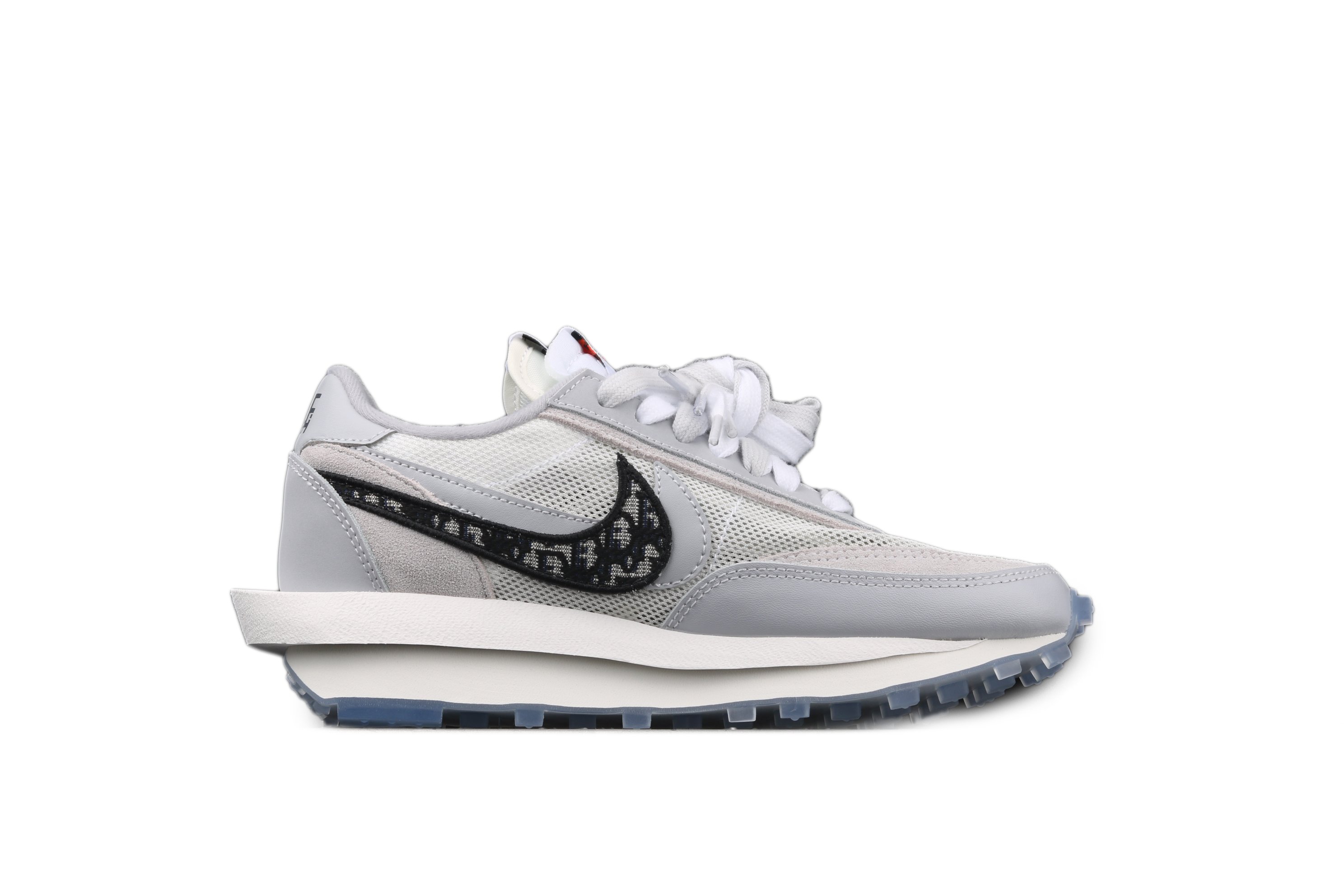 D10r x Sacai x Nk LVD Waffle Daybreak, Swoosh Silver