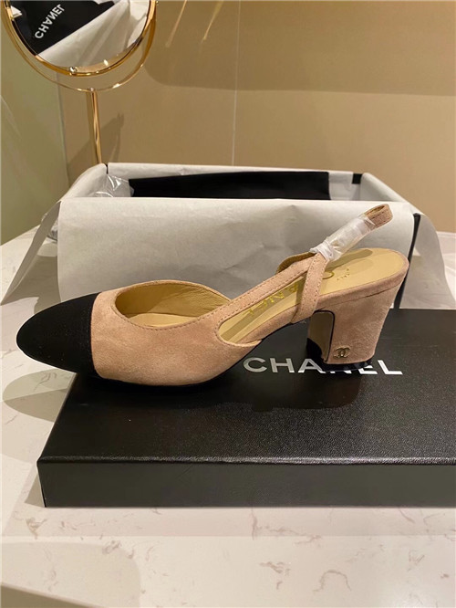 Ch**el Slingback Dupe heels sandals