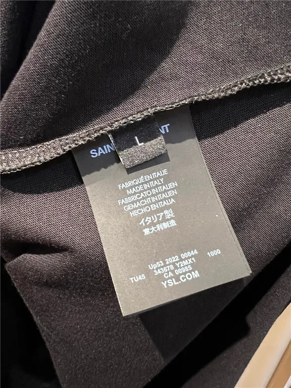 2022fw Sa1nt Lau*nt T Shirt