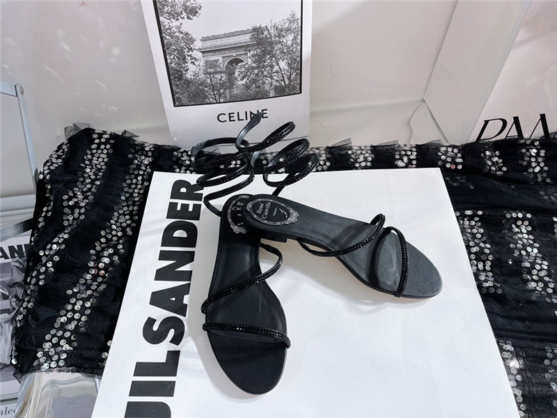 rene caovilla cleo flat sandals