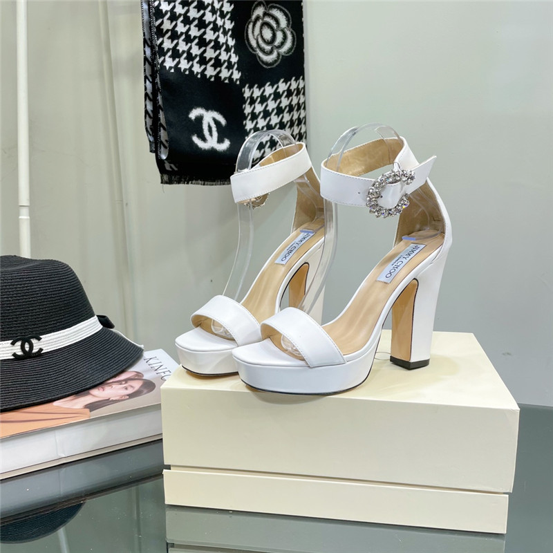 J1m*y Ch00 block heel sandals