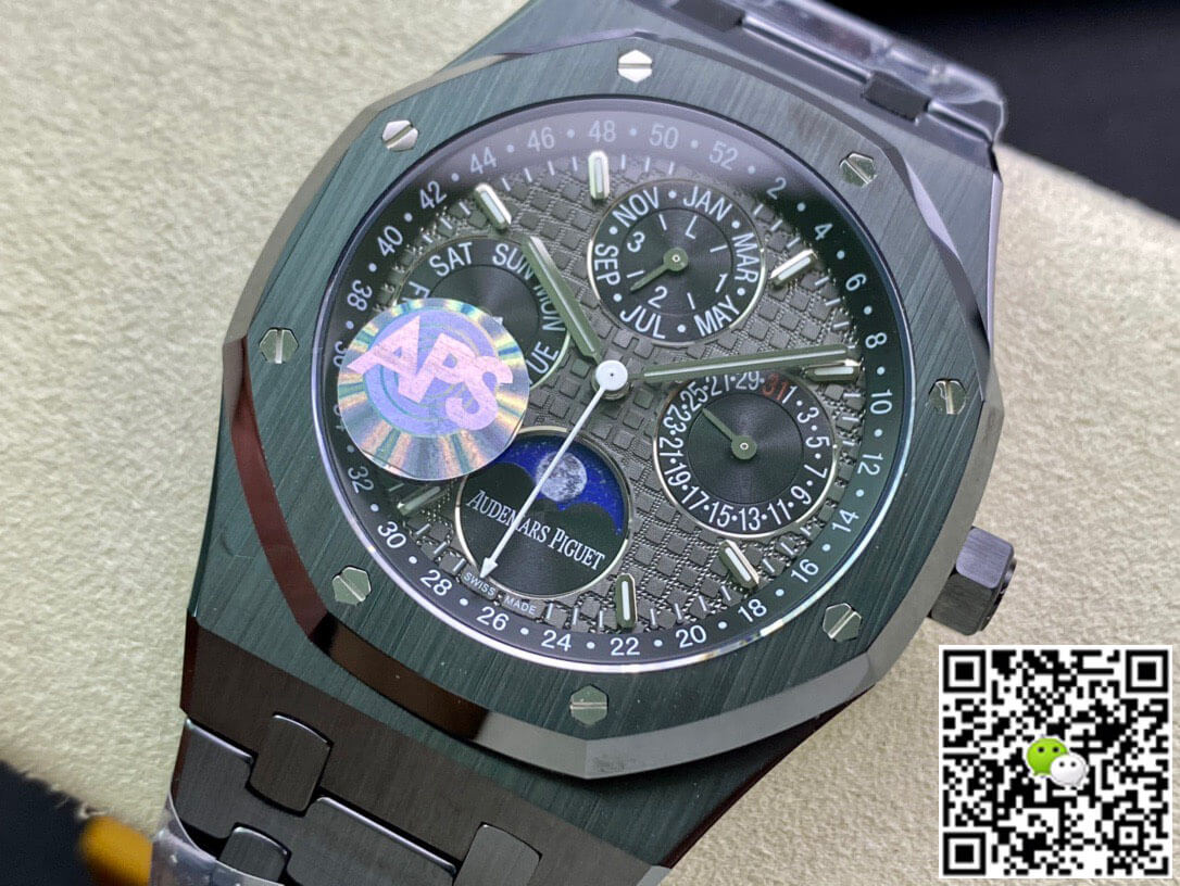 Replica Audemars P1g*et Royal Oak 26579CE.OO.1225CE.01 1:1 Best Edition APS Factory Black Dial