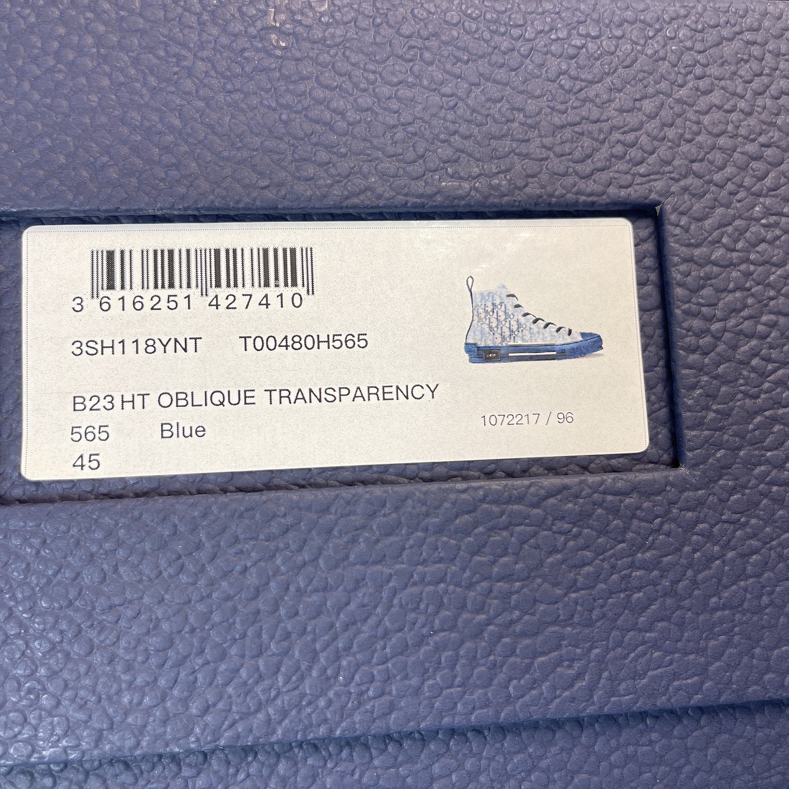 D10r B23 High Top Sneaker 25