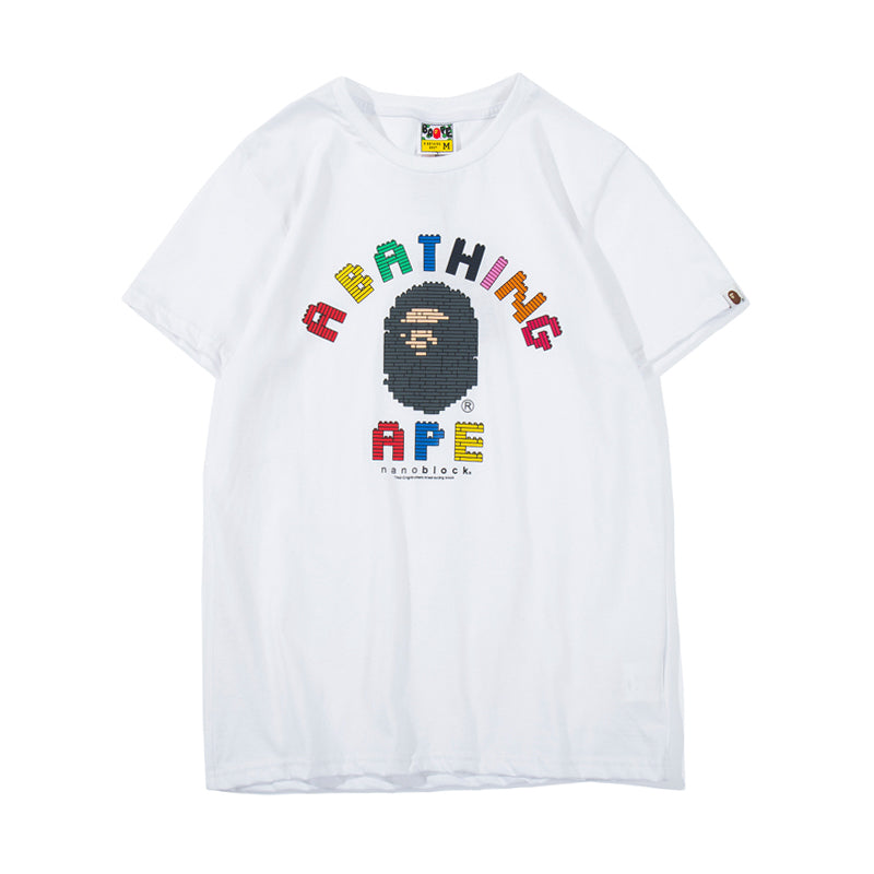 Bape x Nanoblock T Shirt Bape Pixel Cotton Tee 1319