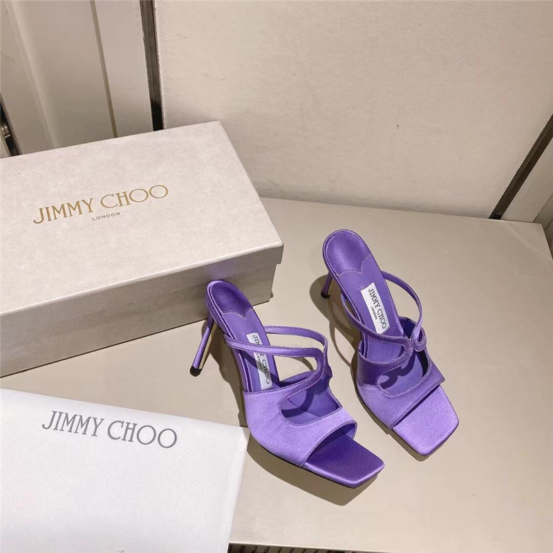 J1m*y Ch00 Paris window custom high-heeled sandals