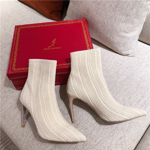 rene caovilla high heel booties