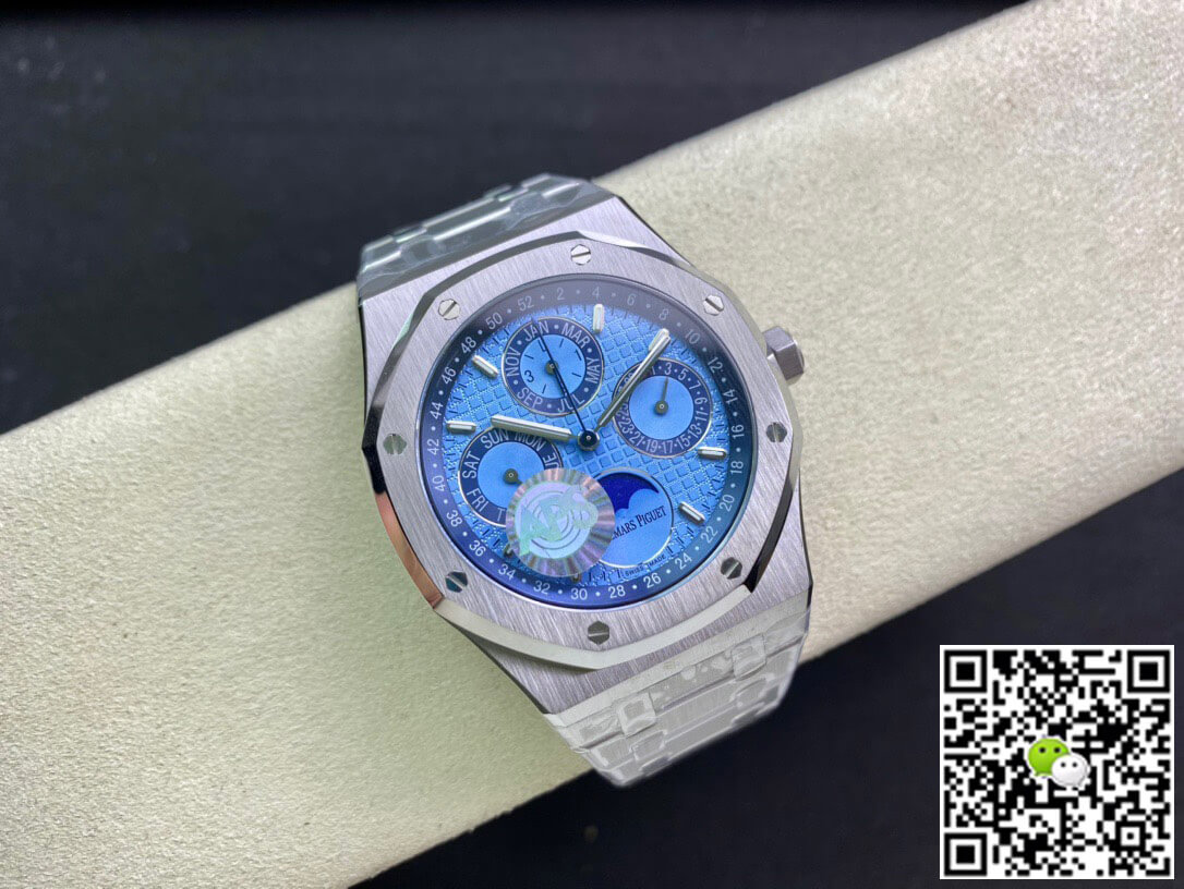 Replica Audemars P1g*et Royal Oak 26574PT.OO.1220PT.01 1:1 Best Edition APS Factory Blue Dial