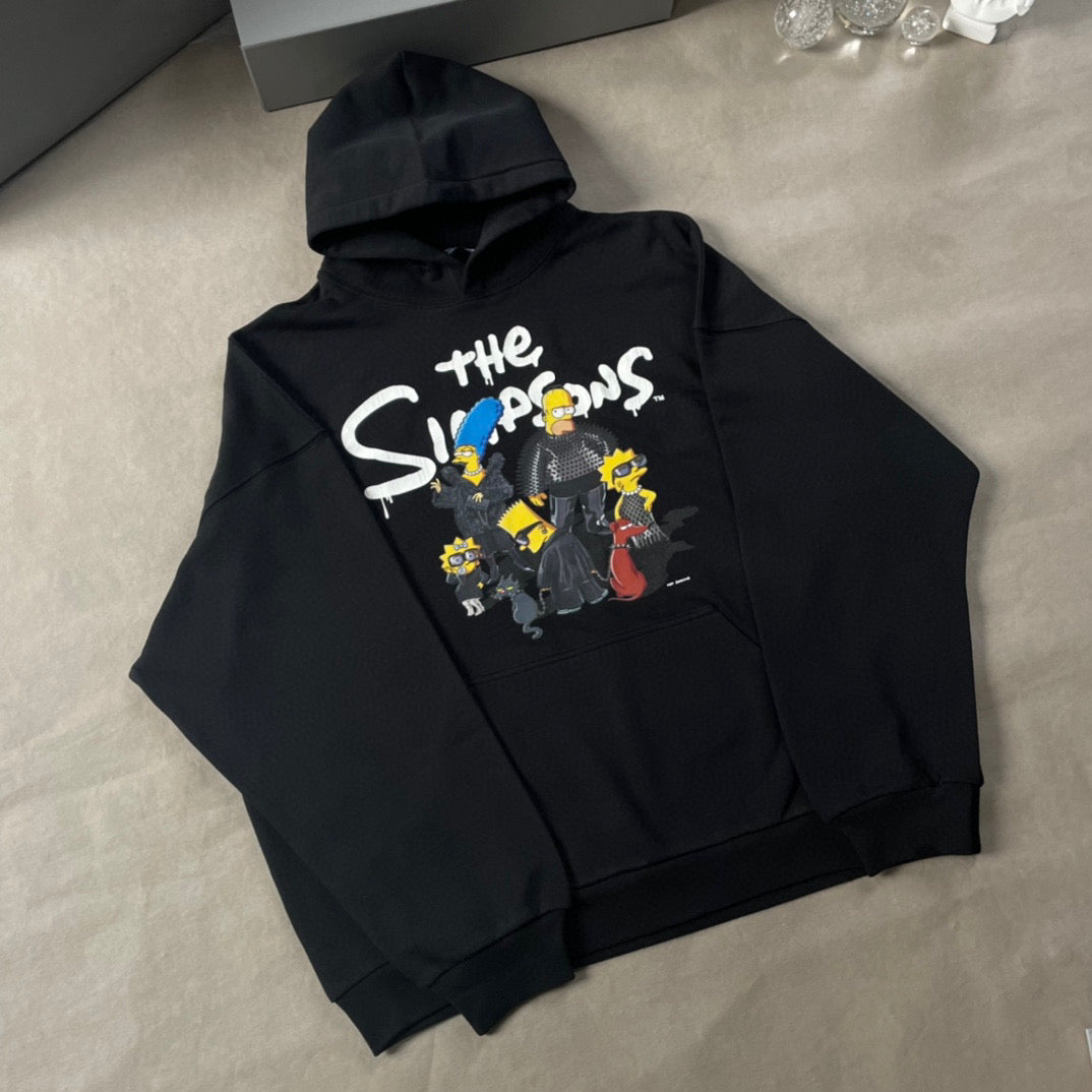 Ba1en*iaga Hoodie Replica Simpsons