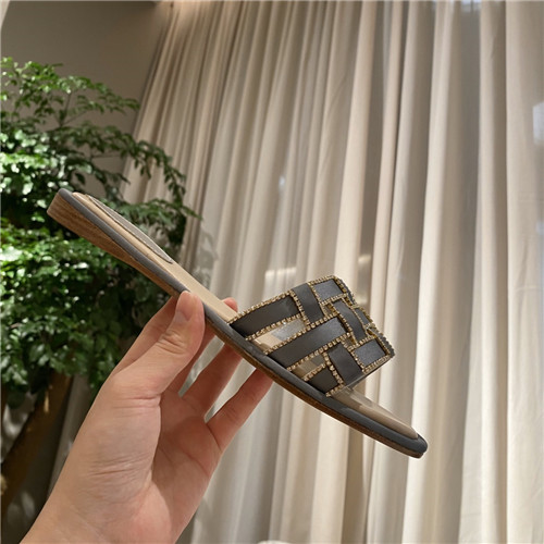 rene caovilla flat slippers