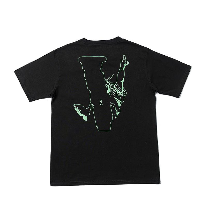 Replica Vlone NYC Pop Up Statue Of Liberty Were Coming Tee