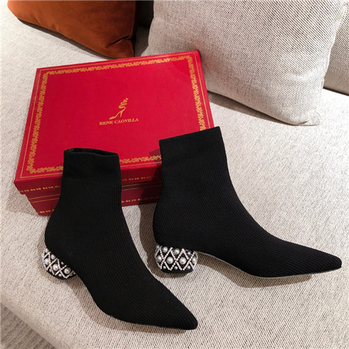 rene caovilla ankle booties