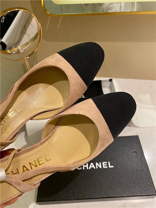 Ch**el Slingback Dupe heels sandals