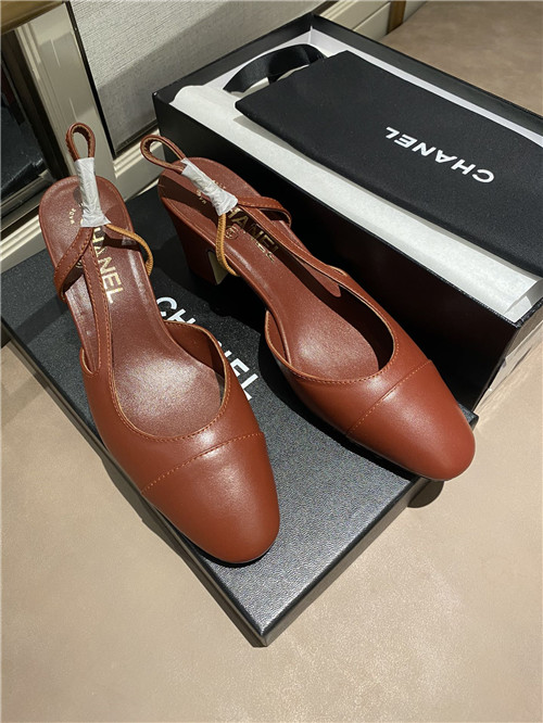 Ch**el Slingback Dupe heels sandals