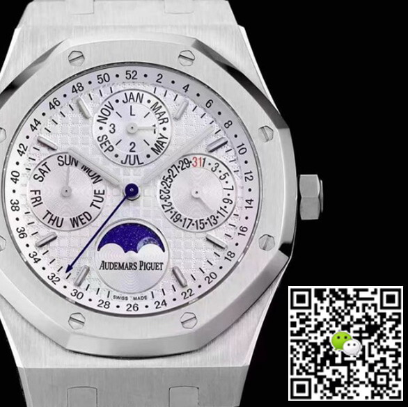 Replica Audemars P1g*et Royal Oak 26574ST.OO.1220ST.001 1:1 Best Edition APS Factory White Dial