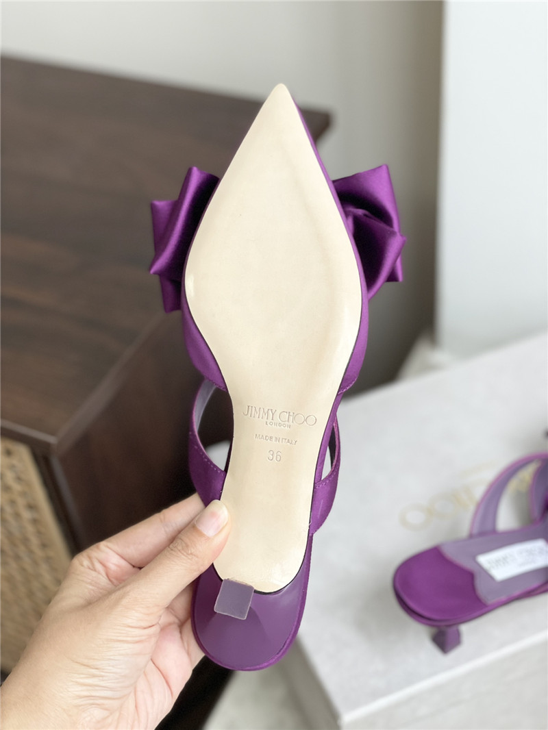 J1m*y Ch00 bow heels dupe bow-embellished sandals