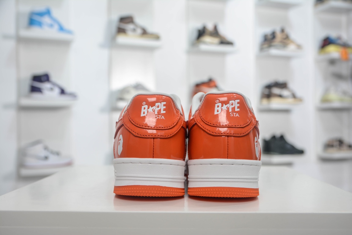A Bathing Ape Bape Sta Low Orange