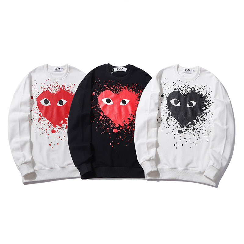 Play Comme Des Garcons Heart Hoodie 3104