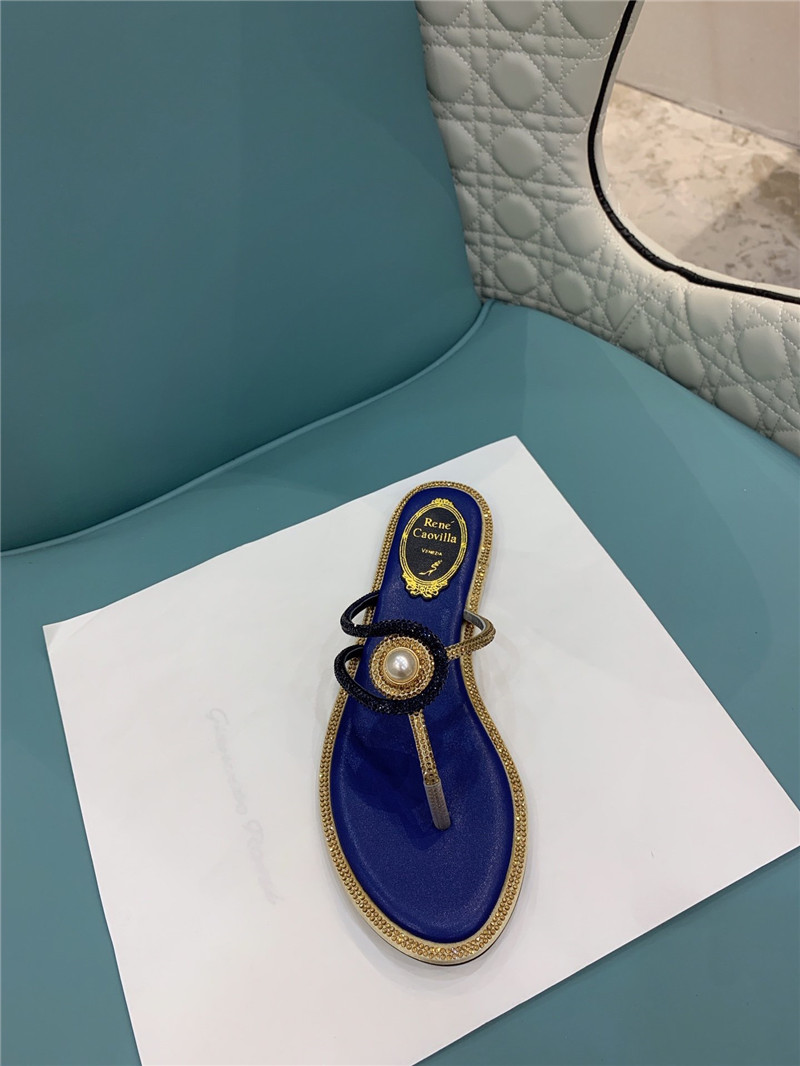 René Caovilla slippers sandals