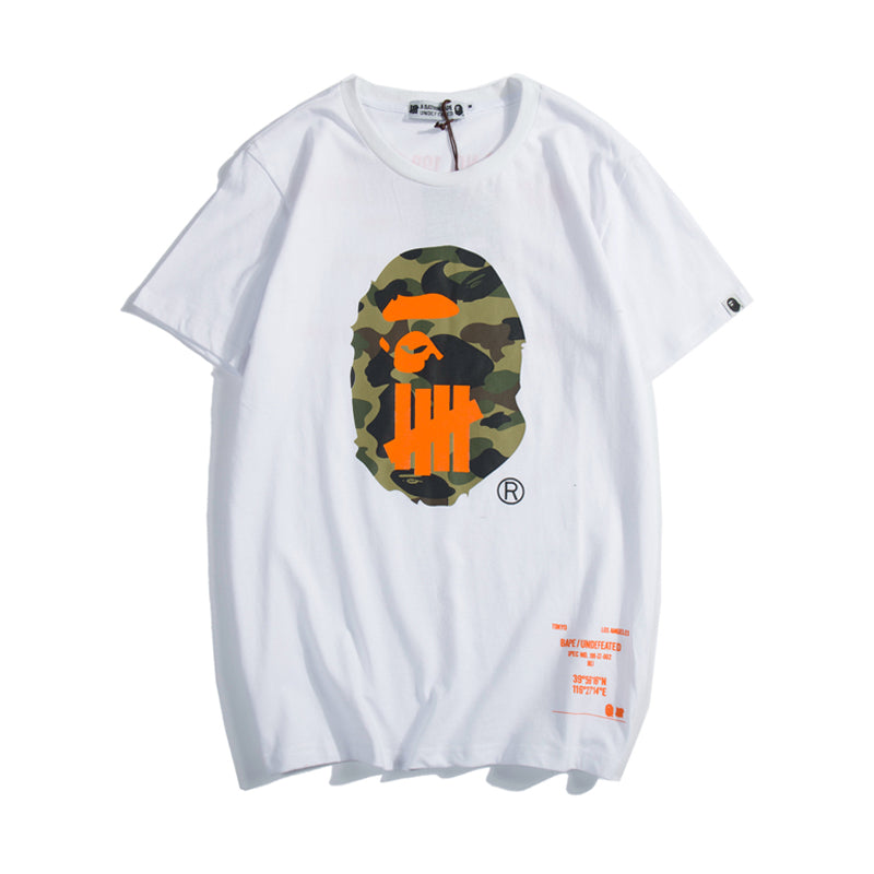 Bape x Undefeated T Shirt Bape Camo College Cotton Tee 1336