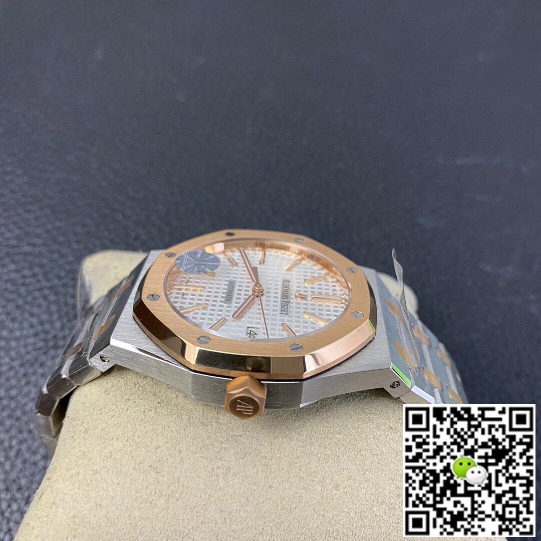 Replica Audemars P1g*et Royal Oak 15400SR.OO.1220SR.01 JF Factory 1:1 Best Edition Swiss ETA3120 Rosegold