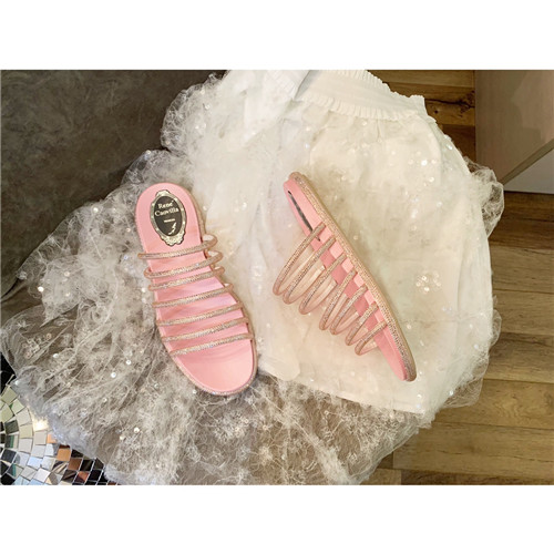 rene caovilla rome slippers sandals