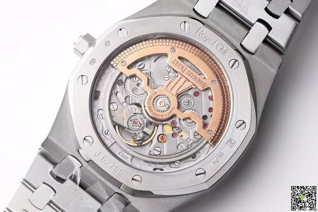 Replica Audemars P1g*et Royal Oak 15202BC.OO.1240BC.01 1:1 Best Edition KZ Factory Rose Gold Dial