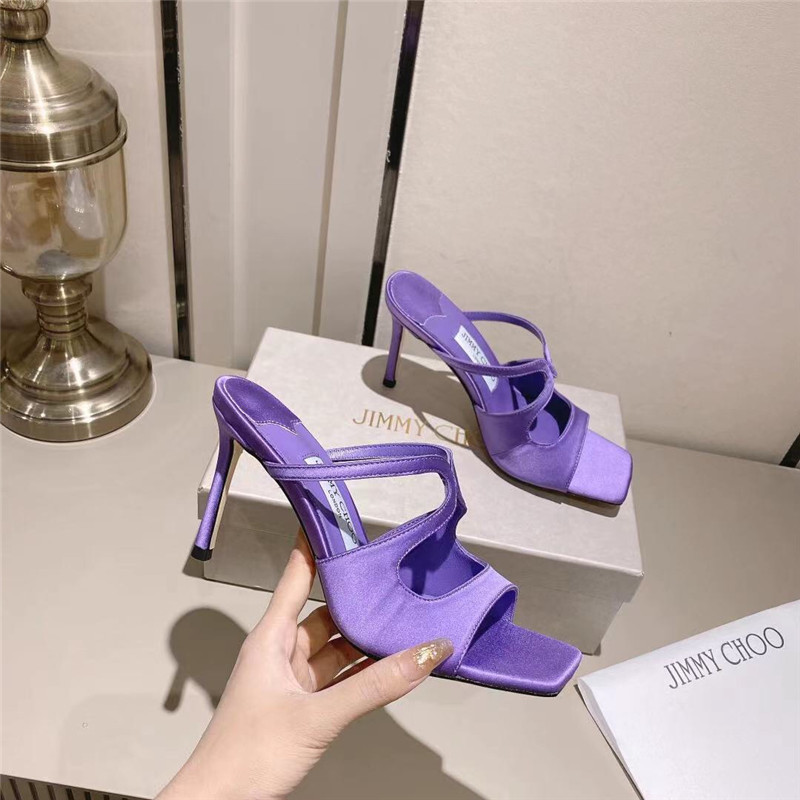 J1m*y Ch00 Paris window custom high-heeled sandals