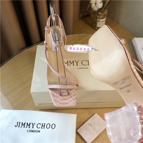 J1m*y Ch00 block heels sandals