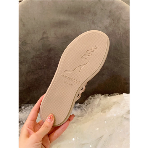 rene caovilla rome slippers sandals