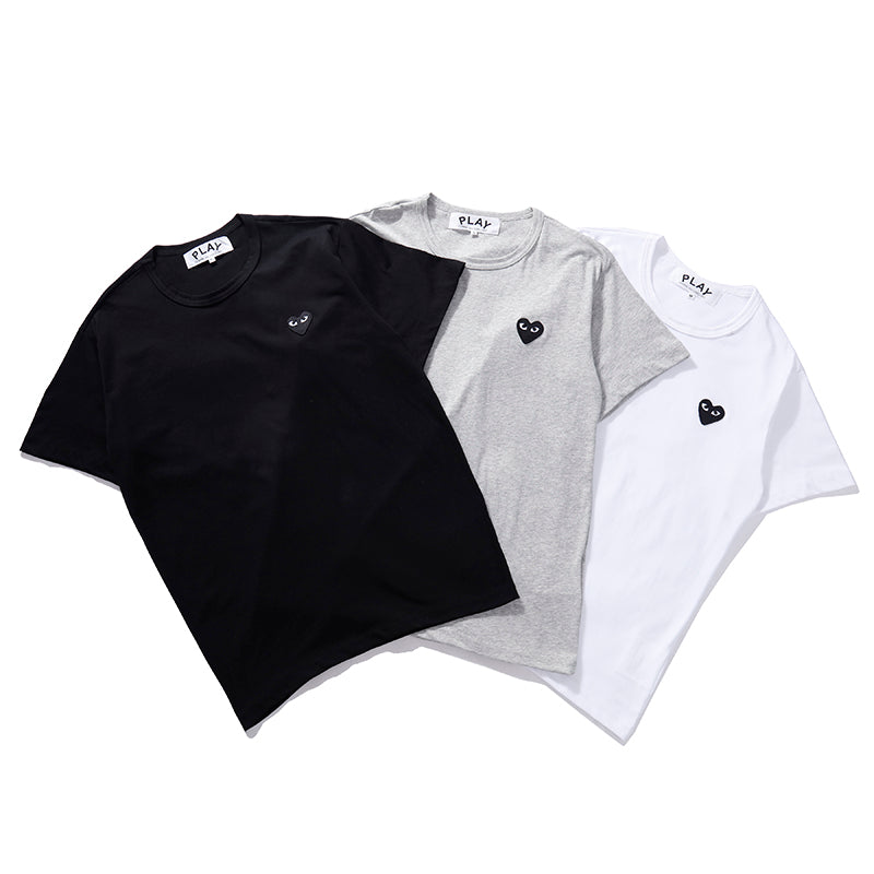 Play CDG Embroidered Heart Cotton Shirt P10