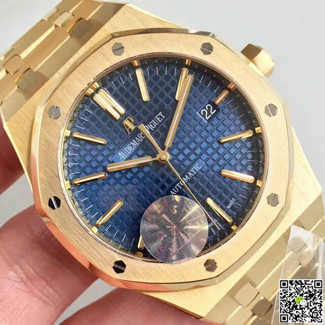 Replica Audemars P1g*et Royal Oak 15400OR 1:1 Best Edition JF Factory Blue Dial